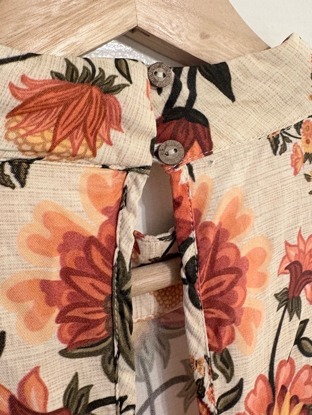 FARM Rio Halter Maxi Dress Floral Pattern Large - Picture 7 of 9